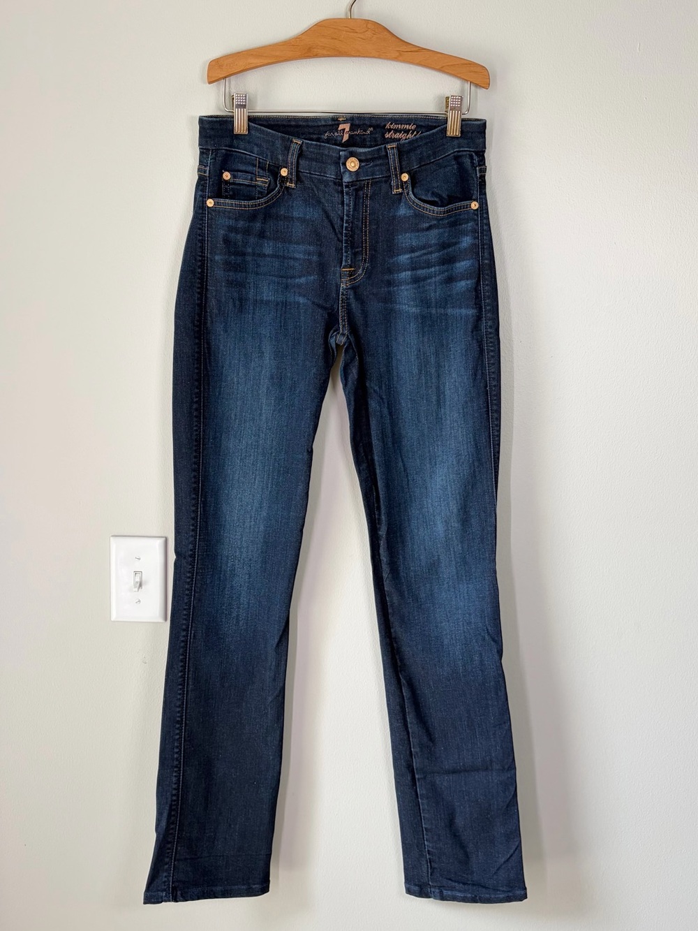 7 For All Mankind Kimmie Straight Leg Jeans